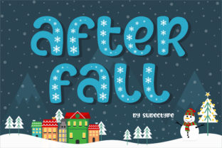 After Fall: A Holiday Font for Crafting with Charm