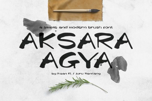 Aksara Agya Display Font for Bold Visual Impact