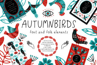 Autumnbirds: A Display Font with a Story to Tell