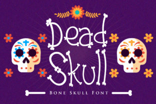 Dead Skull Font for Web Design