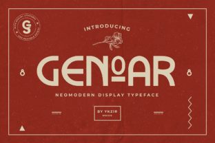 Genoar: A Display Font for Modern Web Design