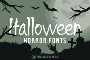 Halloween Duo: A Spooky Display Font for Editorial Projects