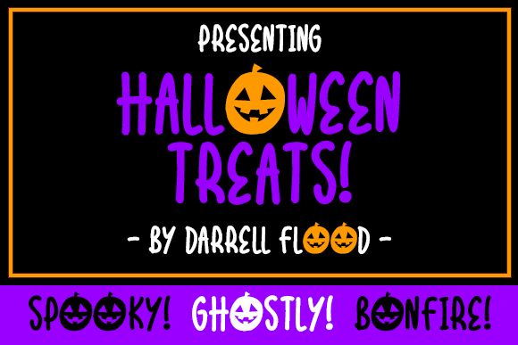 Halloween Treats Font for Spooky Branding Projects