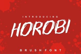 Horobi: A Bold Display Font for Modern Web Design