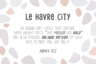 Le Havre City Font Review