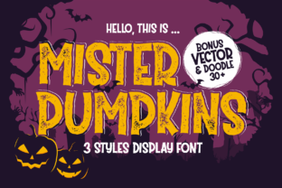 Mister Pumpkins Font for Creative Crafting