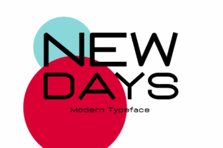 New Days Font for Creative Makers