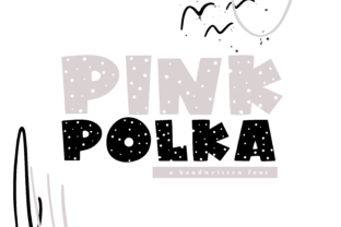 Pink Polka: A Playful Display Font for Digital Creativity