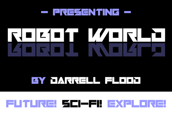 Robot World Font for Modern Branding