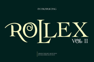 Rollex II: A Modern Display Font for Web Design