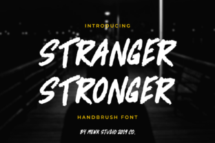 Stranger Stronger Font for Bold Brand Statements