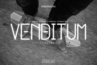 Venditum: A Display Font for Editorial Impact