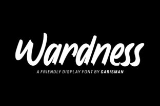 Wardness: A Bold Display Font for Crafters and Designers